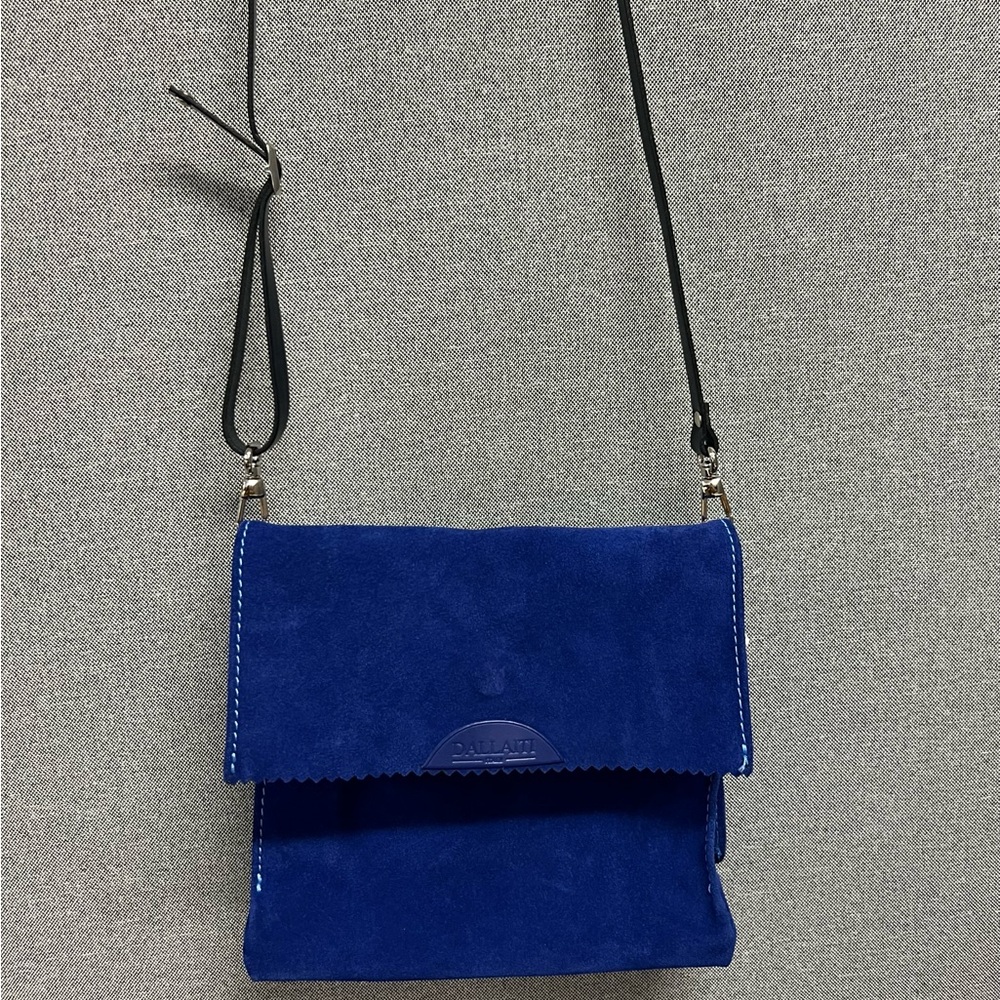 Dallaiti Design Suede and Leather Bag - Picture 2 of 14